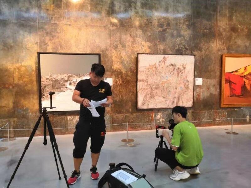 第十三屆全國美術作品展覽綜合材料繪畫作品展現場 第十三屆全國美術作品展覽綜合材料繪畫作品展現場