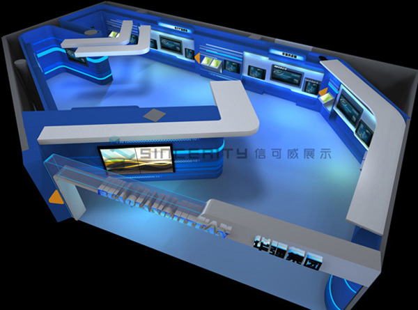 華強集團展廳設計效果圖 華強集團展廳設計效果圖