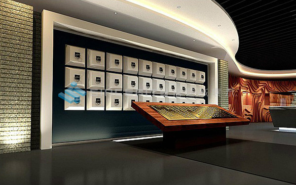 青銅器博物館展臺設計效果圖2 青銅器博物館展臺設計效果圖2