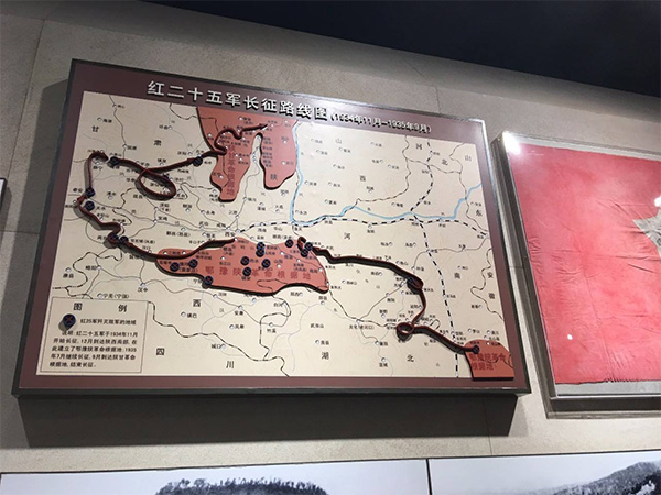 紅二十五軍長征路線圖 紅二十五軍長征路線圖