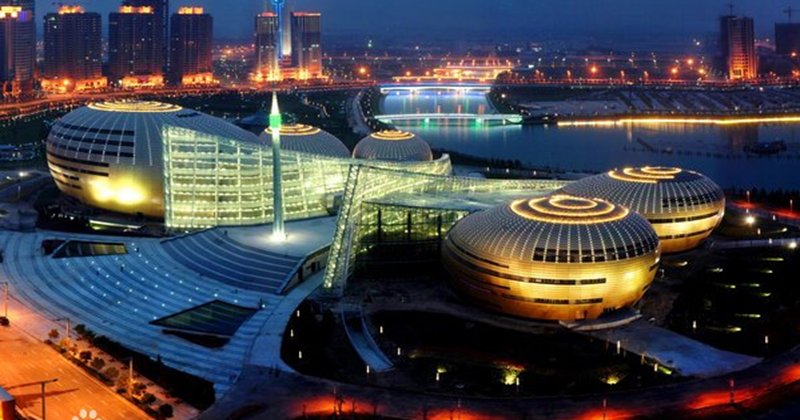 展館夜景圖 展館夜景圖